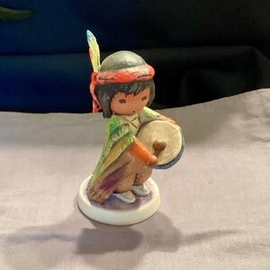 DeGrazia Pima Indian Drummer Boy Collectible Figurine